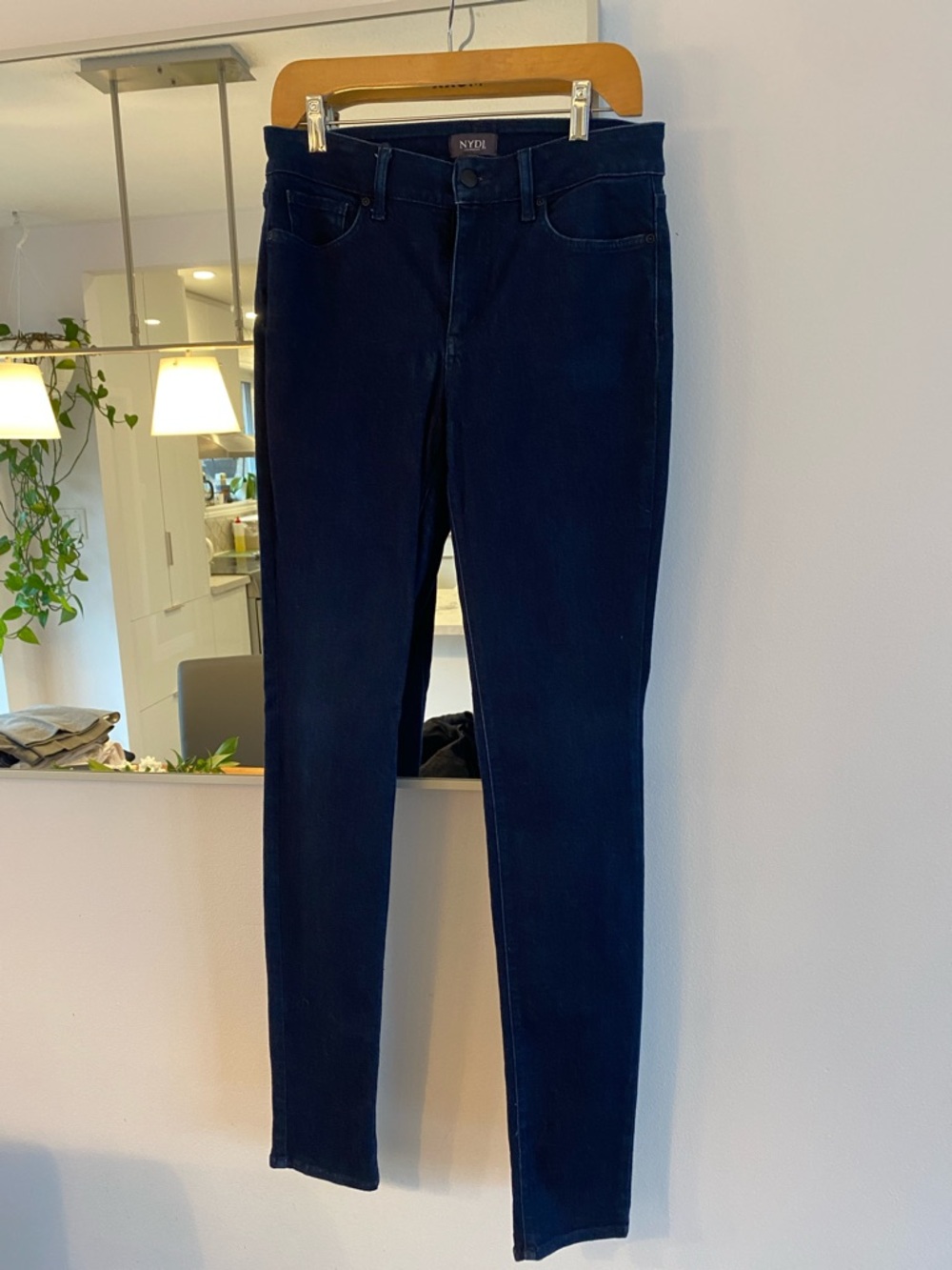 Long NYDJ Women's Dark Indigo Skinny Jeans  6 tall